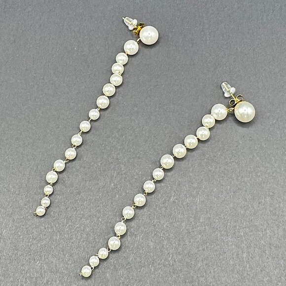 Fashion Gold Earrings Jewelry Pearl - Picture 2 of 4